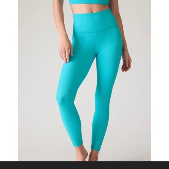 Athleta Pants - ATHLETA 🩵 Elation Ribbed Tight